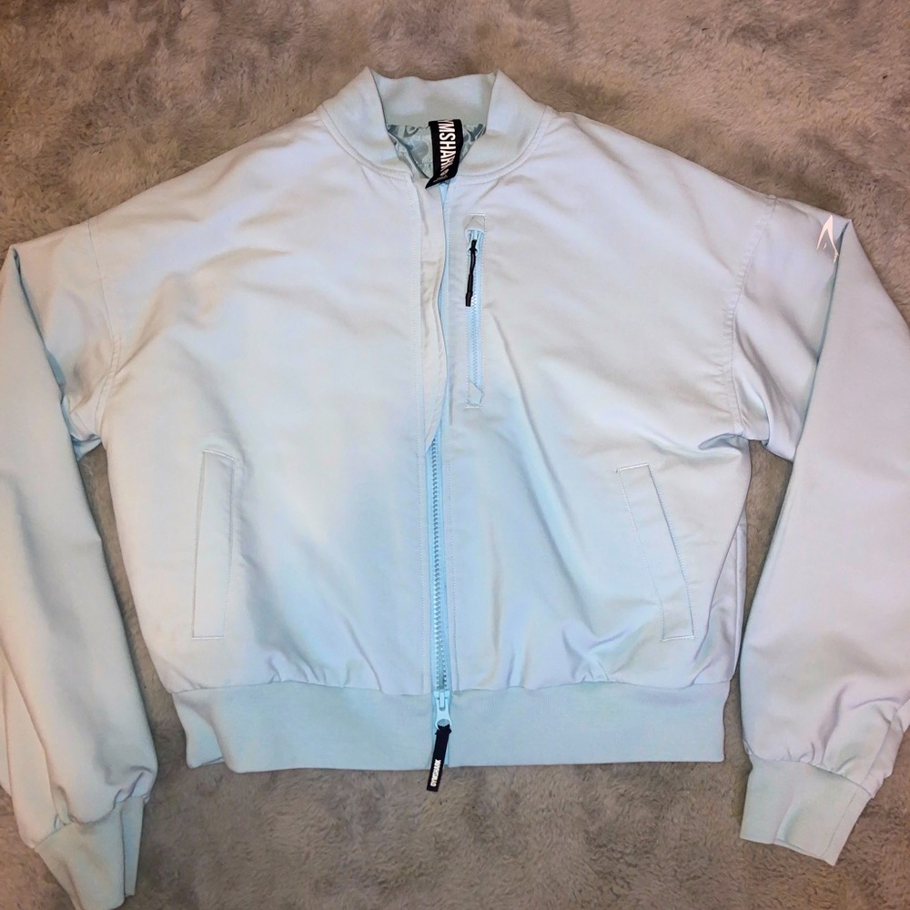Gymshark Baby Blue Bomber Jacket